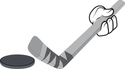 Hockey Stick and Puck